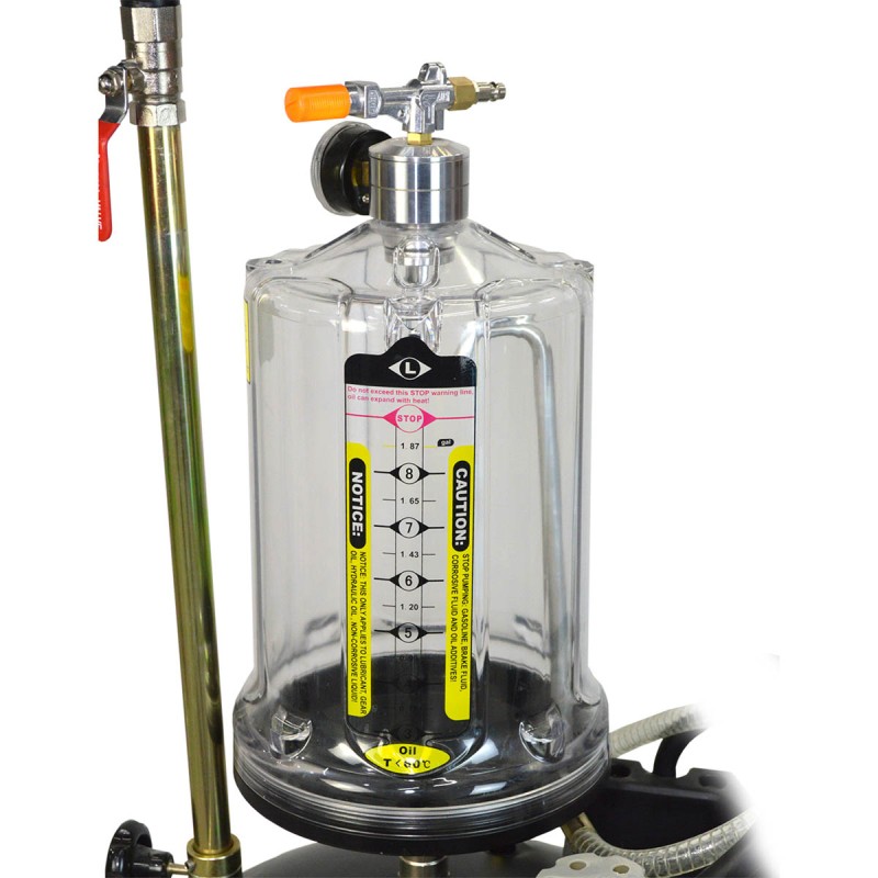 WDK-89380 Установка для откачки или слива масла с предкамерой, бак 65 л, WiederKraft WDK-89380 Установка для откачки или слива масла с предкамерой, бак 65 л, WiederKraft