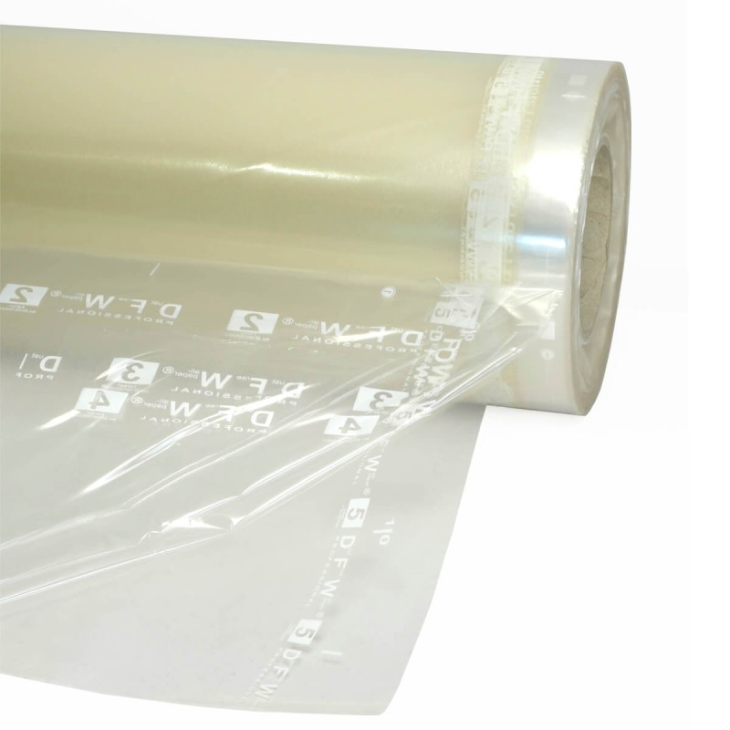 WDK-W80 (прозрачная)  Плёнка антипылевая для окрасочных камер 75 см х 80 м, WiederKraft