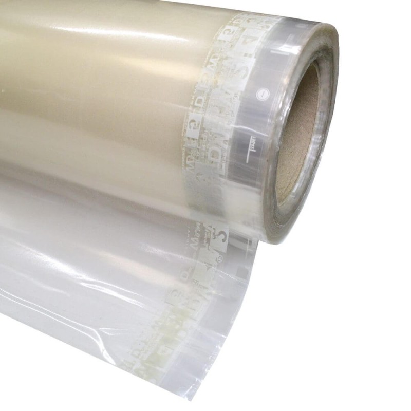 WDK-W80 (прозрачная)  Плёнка антипылевая для окрасочных камер 75 см х 80 м, WiederKraft