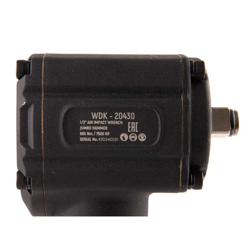 WDK-20430 Гайковерт пневматический ударный, угловой, привод 1/2", 700 Нм WDK-20430 Гайковерт пневматический ударный, угловой, привод 1/2", 700 Нм