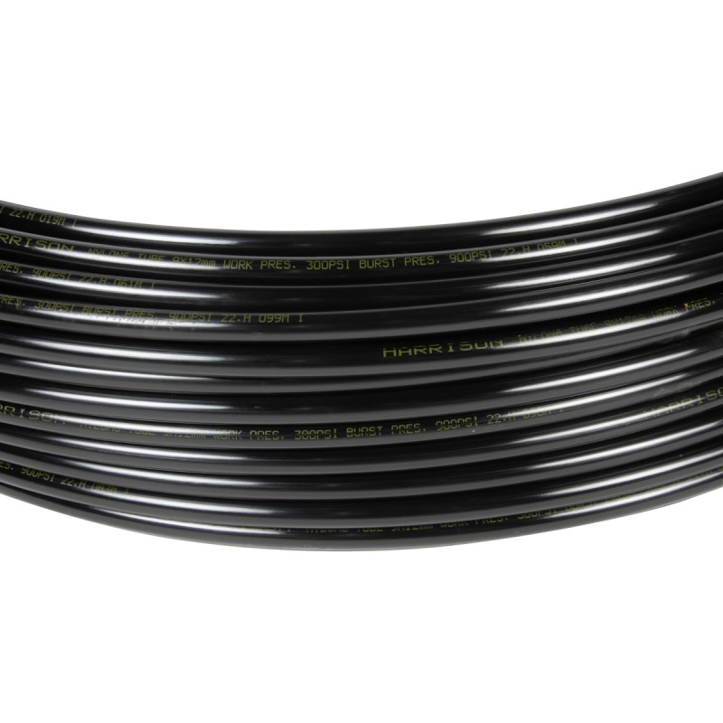 HUS0912-BK Трубка черная Harrison PU 9х12 мм, длина 100 м,