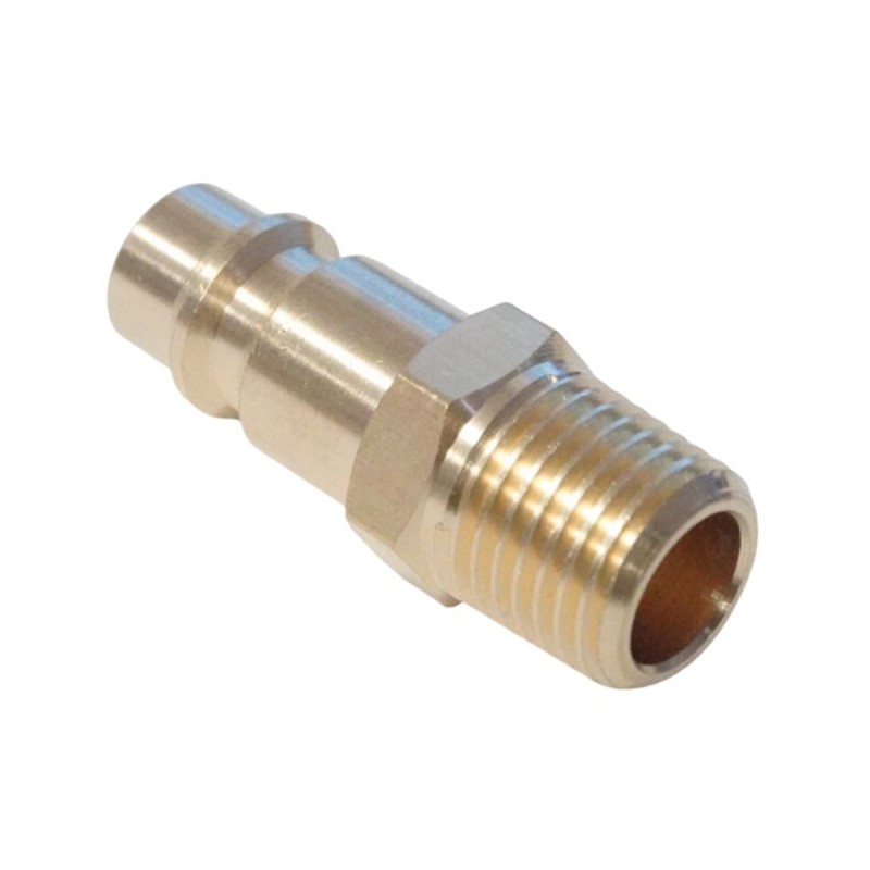 WDK-20PMB Штуцер быстроразъемного соединения с наружной резьбой 1/4" BSPT, латунь WDK-20PMB Штуцер быстроразъемного соединения с наружной резьбой 1/4" BSPT, латунь