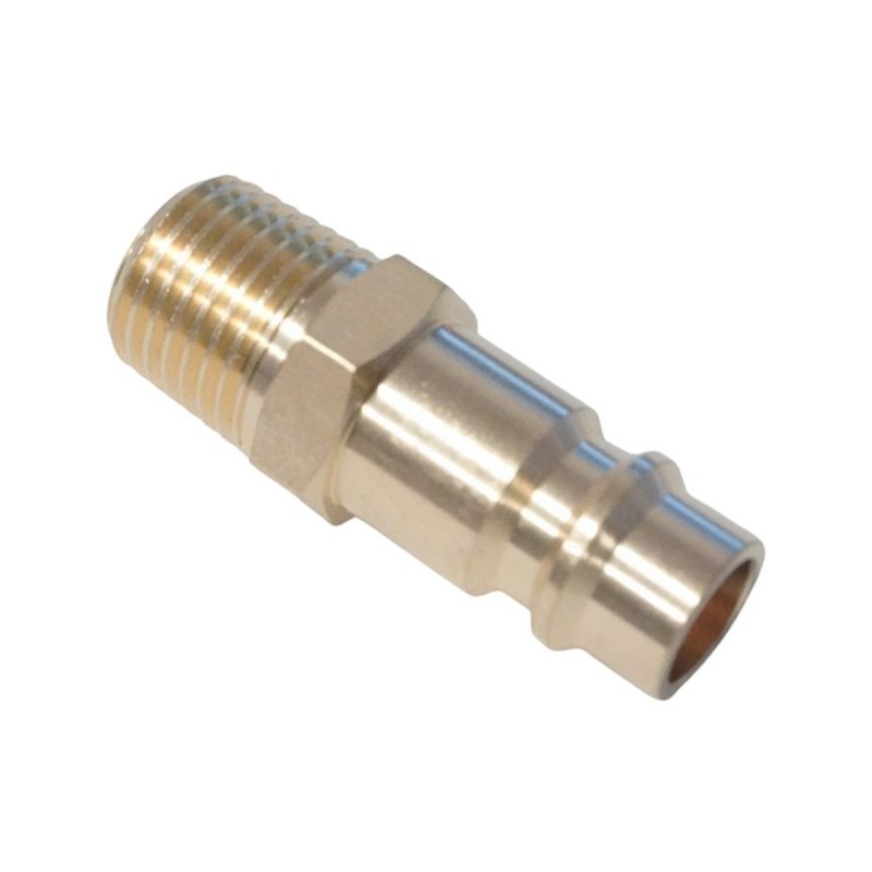 WDK-20PMB Штуцер быстроразъемного соединения с наружной резьбой 1/4" BSPT, латунь WDK-20PMB Штуцер быстроразъемного соединения с наружной резьбой 1/4" BSPT, латунь