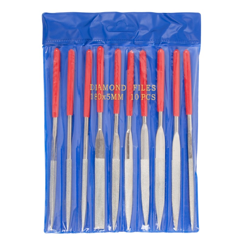 OPT-NF10 Набор надфилей с алмазным покрытием 10 шт. OPT-NF10 Набор надфилей с алмазным покрытием 10 шт.