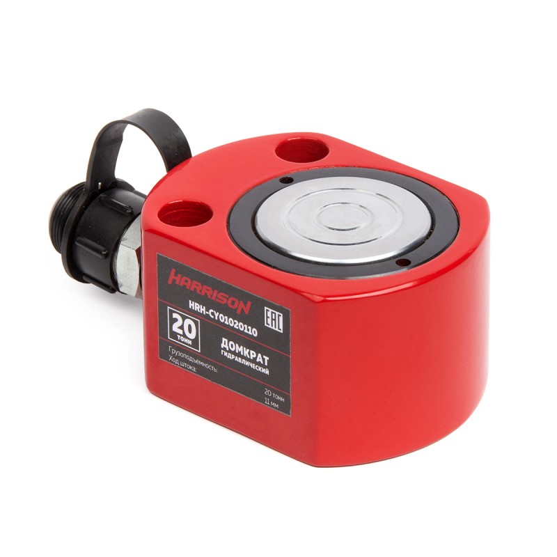 HRH-CY01020110 Гидравлический цилиндр (домкрат), однополостной 20 т, ход 11 мм, HARRISON HRH-CY01020110 Гидравлический цилиндр (домкрат), однополостной 20 т, ход 11 мм, HARRISON