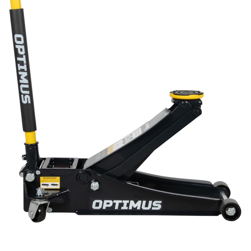 OPT-7550 Домкрат подкатной гидравлический, г/п 3 т, 120-460 мм, OPTIMUS OPT-7550 Домкрат подкатной гидравлический, г/п 3 т, 120-460 мм, OPTIMUS