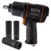 Пневматический ударный гайковерт с ударными головками 1/2" WDK-20440L
