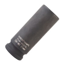 WDK-710-4021L   Головка торцевая ударная глубокая 1/2", 6 граней, 21 мм