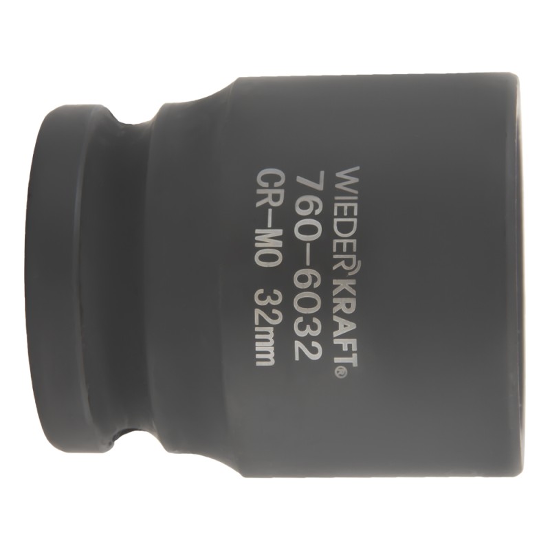 WDK-760-6032 Головка ударная 3/4", 6 граней, 32 мм, WiederKraft WDK-760-6032 Головка ударная 3/4", 6 граней, 32 мм, WiederKraft