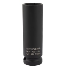 WDK-702-19L Головка торцевая ударная глубокая тонкостенная 1/2", 6 граней, 19 мм