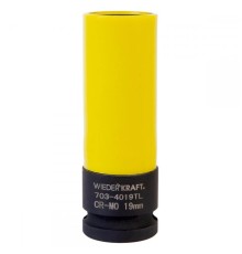 WDK-703-4019L Головка торцевая ударная тонкостенная 1/2", 6 граней, 19 мм