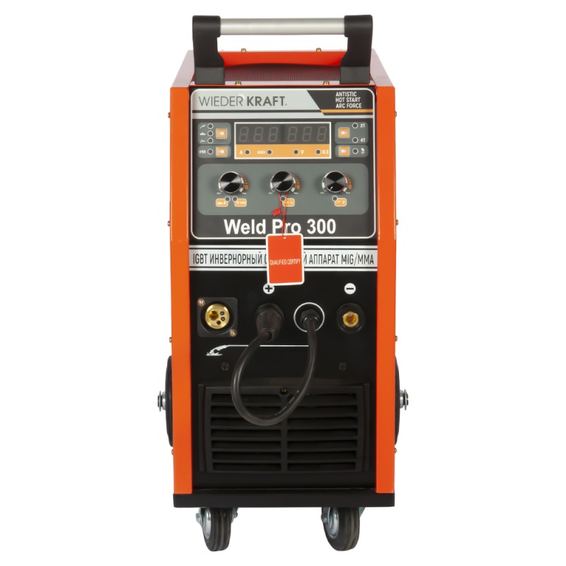 WELD Pro 300 Сварочный аппарат инверторный 300A, 380В MIG/MAG/MMA/Lift TIG с горелкой 24AK