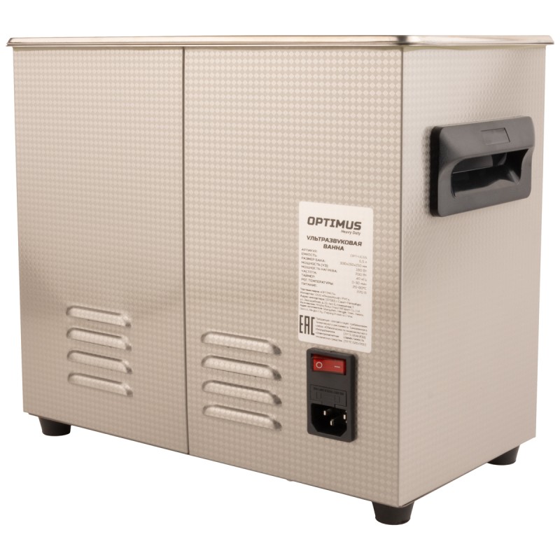 OPT-UC65 Ультразвуковая мойка с подогревом 6,5 л, OPTIMUS OPT-UC65 Ультразвуковая мойка с подогревом 6,5 л, OPTIMUS
