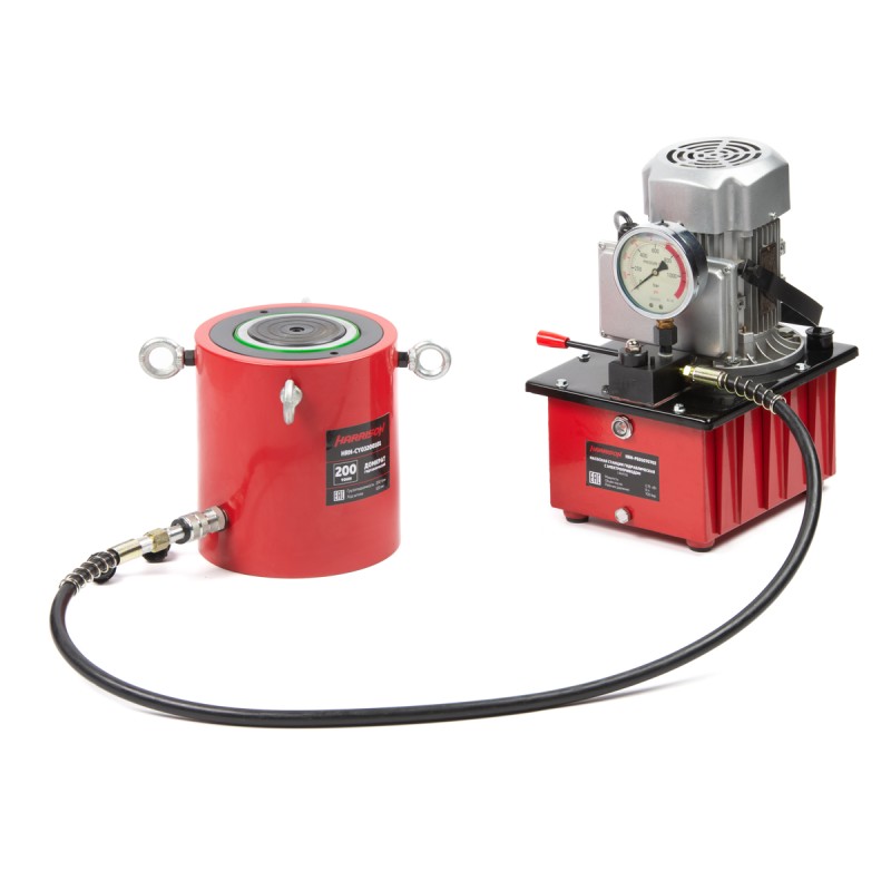 HRH-CY03200101 Гидравлический цилиндр (домкрат), однополостной 200 т, ход 100 мм, HARRISON