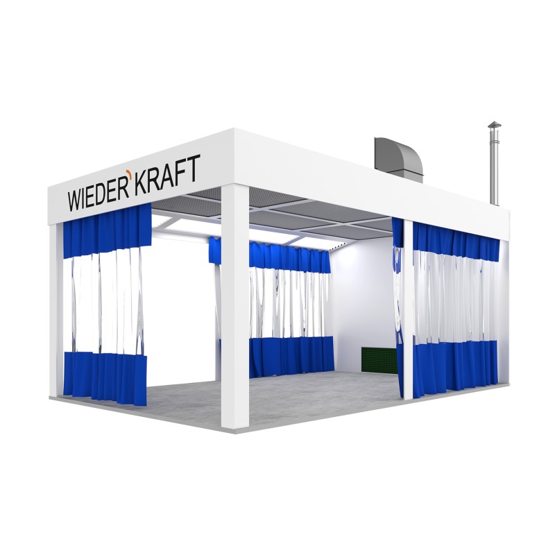 WDK410M Пост подготовки с диагональным потоком воздуха, WiederKraft WDK410M Пост подготовки с диагональным потоком воздуха, WiederKraft