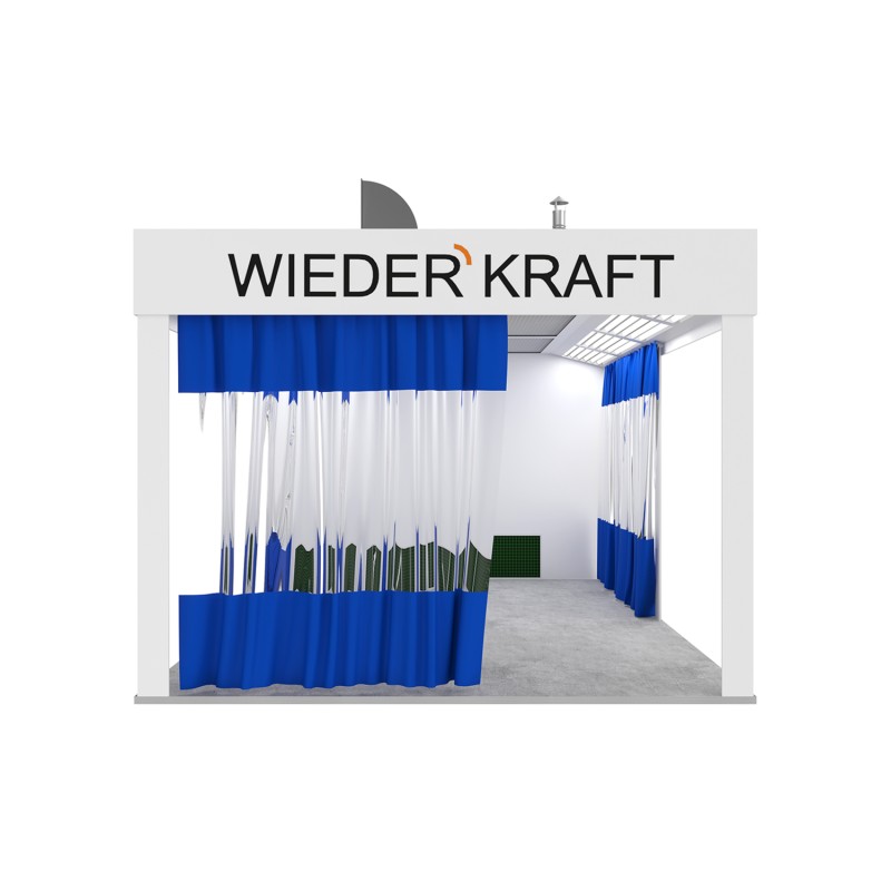 WDK410M Пост подготовки с диагональным потоком воздуха, WiederKraft WDK410M Пост подготовки с диагональным потоком воздуха, WiederKraft