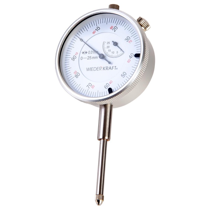 WDK-MI2501 Индикатор часового типа 0-25 мм, 0,01 мм, WiederKraft WDK-MI2501 Индикатор часового типа 0-25 мм, 0,01 мм, WiederKraft