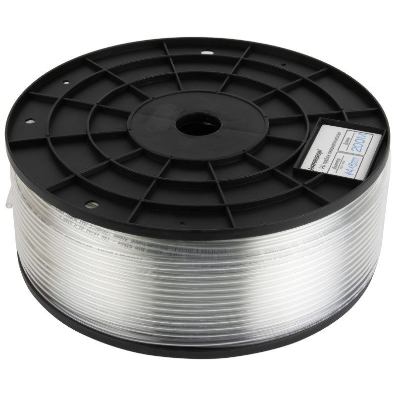 HUS0406-CL Трубка бесцветная Harrison PU 4х6 мм, длина 200 м,