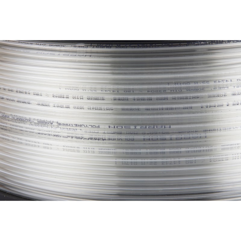 HUS0406-CL Трубка бесцветная Harrison PU 4х6 мм, длина 200 м,