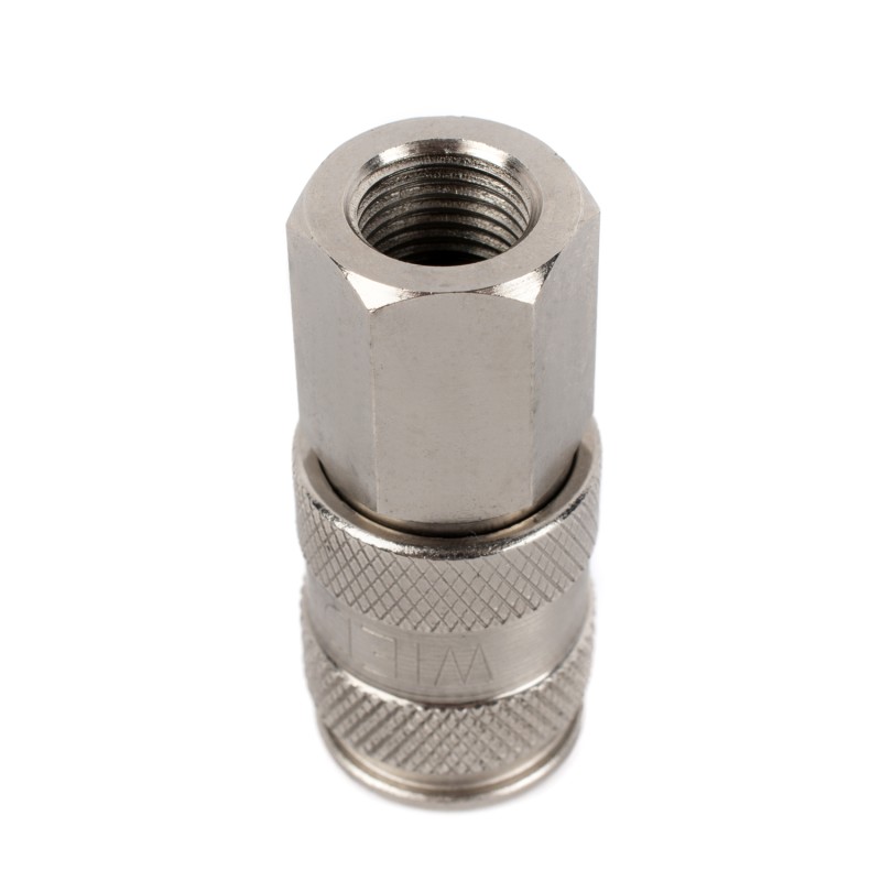 WDK-820SFA Пневматическое быстроразъёмное соединение резьба F 1/4", WiederKraft WDK-820SFA Пневматическое быстроразъёмное соединение резьба F 1/4", WiederKraft