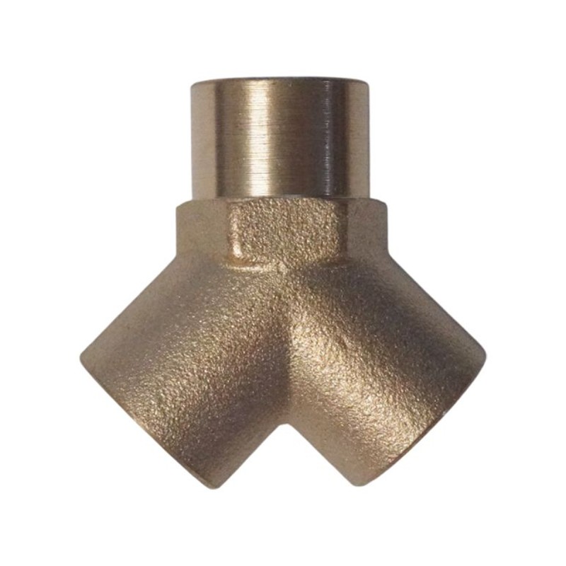 WDK-20FF Фитинг Y - образный, резъба 1/4" PT, F-F-F (внутренний), латунь WDK-20FF Фитинг Y - образный, резъба 1/4" PT, F-F-F (внутренний), латунь