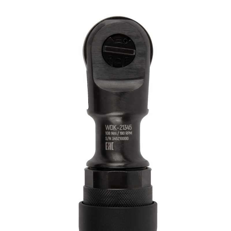 WDK-21345 Пневматическая трещотка 3/8”, 108 Нм, усиленная, WiederKraft WDK-21345 Пневматическая трещотка 3/8”, 108 Нм, усиленная, WiederKraft
