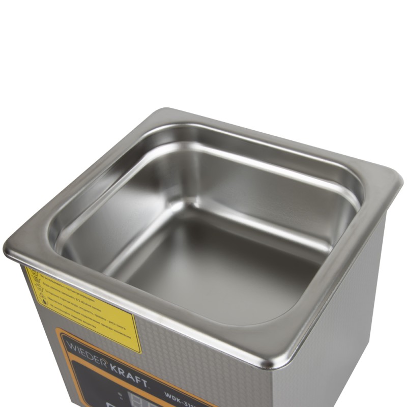 WDK-3113 Ультразвуковая мойка с подогревом, 1.3 л, WiederKraft WDK-3113 Ультразвуковая мойка с подогревом, 1.3 л, WiederKraft