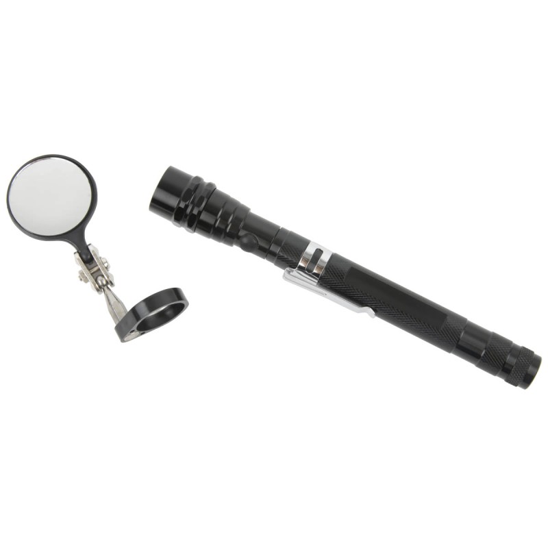 WDK-65453 Фонарик на гибкой рукоятке с зеркалом, 3 светодиода, магнит, длина 170-550 мм, WiederKraft WDK-65453 Фонарик на гибкой рукоятке с зеркалом, 3 светодиода, магнит, длина 170-550 мм, WiederKraft