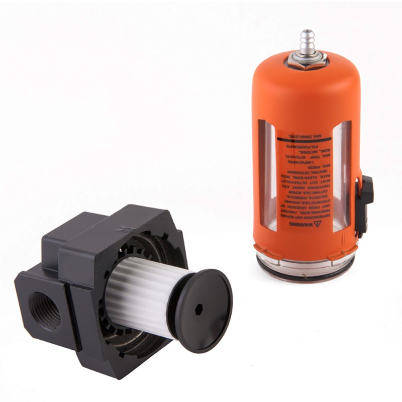 WDK-7830 Фильтр-масловлагоотделитель 3/8", WiederKraft WDK-7830 Фильтр-масловлагоотделитель 3/8", WiederKraft