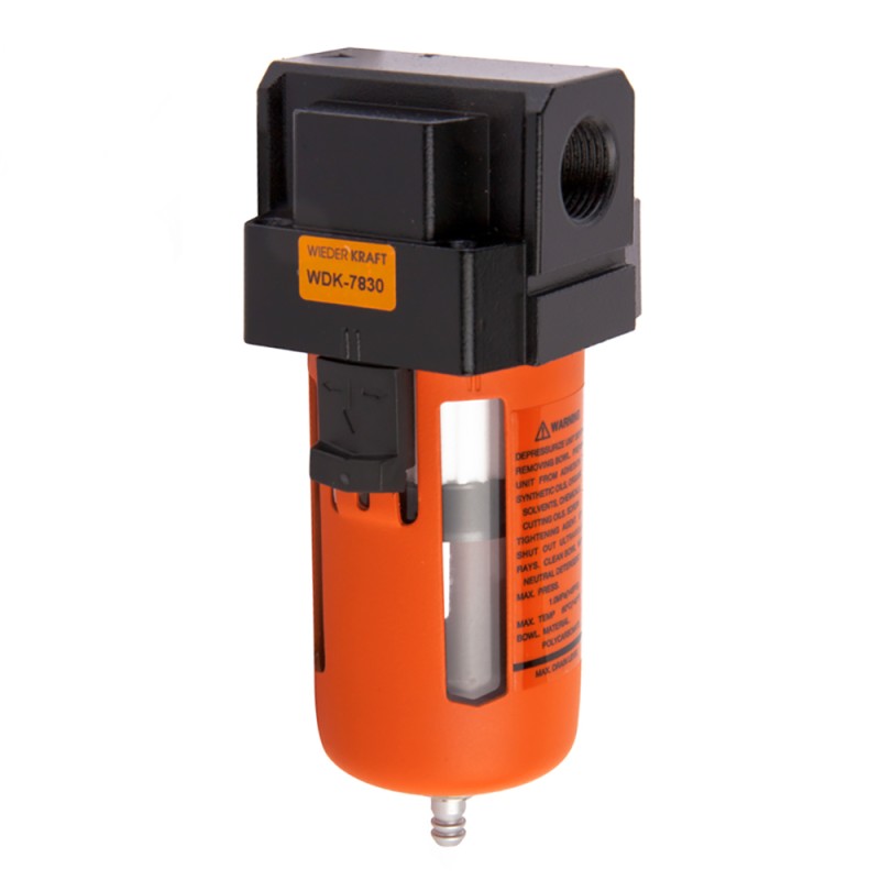 WDK-7830 Фильтр-масловлагоотделитель 3/8", WiederKraft WDK-7830 Фильтр-масловлагоотделитель 3/8", WiederKraft