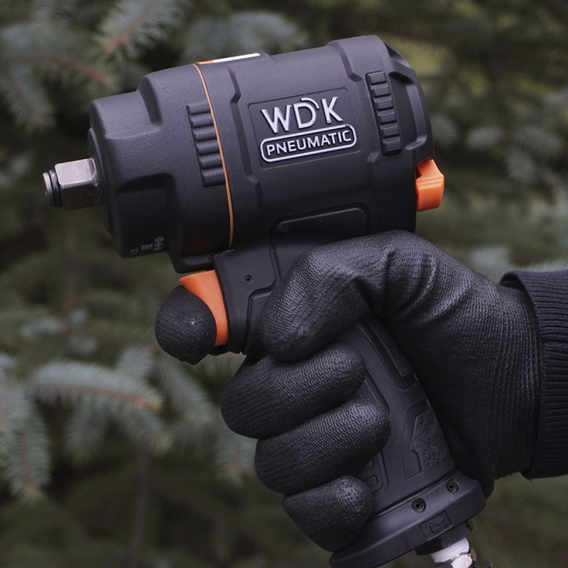 WDK-20425S Гайковерт пневматический ударный, композитный корпус, привод 1/2", 1200 Нм WDK-20425S Гайковерт пневматический ударный, композитный корпус, привод 1/2", 1200 Нм