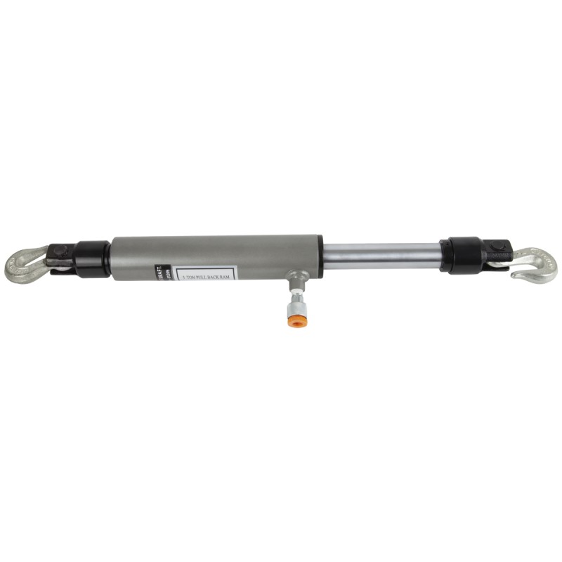 WDK-81205 Стяжной цилиндр обратного действия с крюками, 5 т, WiederKraft WDK-81205 Стяжной цилиндр обратного действия с крюками, 5 т, WiederKraft