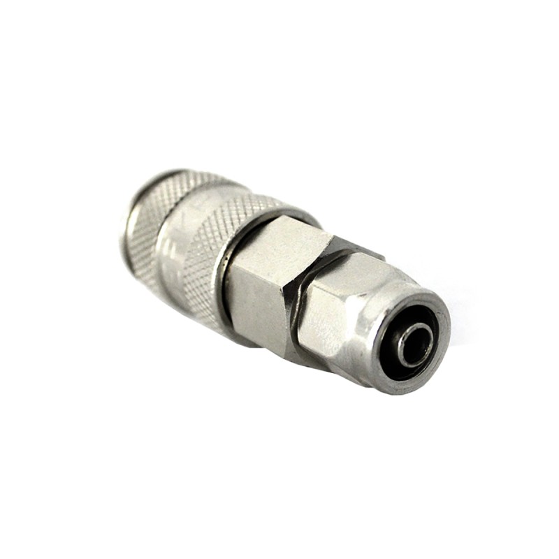 WDK-830SPA Cоединение с обжимным креплением шланга, диаметр 8/10, WiederKraft WDK-830SPA Cоединение с обжимным креплением шланга, диаметр 8/10, WiederKraft