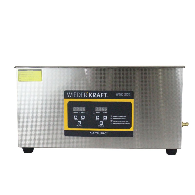 WDK-3122 Ультразвуковая мойка с подогревом, 22 л, WiederKraft WDK-3122 Ультразвуковая мойка с подогревом, 22 л, WiederKraft