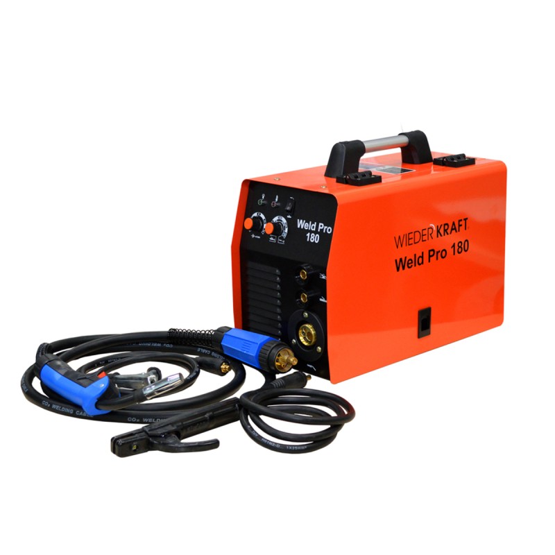 Weld Pro 180 Сварочный аппарат инверторный 180A, 220В MIG/MAG/MMA, WiederKraft Weld Pro 180 Сварочный аппарат инверторный 180A, 220В MIG/MAG/MMA, WiederKraft