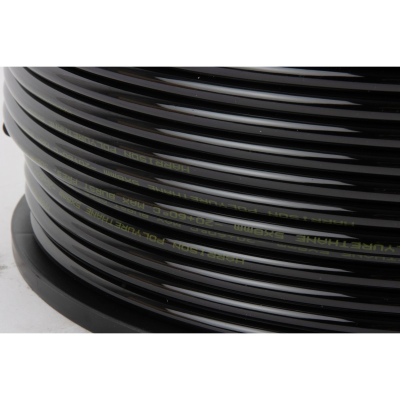 HUS0508-BK Трубка черная Harrison PU 5х8 мм, длина 100 м,