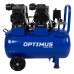OPT-305044 Компрессор поршневой безмасляный, 440 л/мин, 2650 об/мин, 3 КВт, ресивер 50 л, OPTIMUS