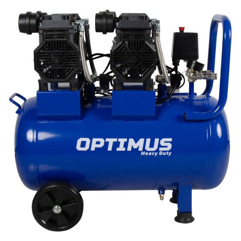OPT-305044 Компрессор поршневой безмасляный, 440 л/мин, 2650 об/мин, 3 КВт, ресивер 50 л, OPTIMUS OPT-305044 Компрессор поршневой безмасляный, 440 л/мин, 2650 об/мин, 3 КВт, ресивер 50 л, OPTIMUS
