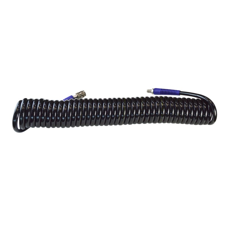 WDK-65810 Шланг пневматический спиральный с БРС, 10 м, 10х14 мм, WiederKraft WDK-65810 Шланг пневматический спиральный с БРС, 10 м, 10х14 мм, WiederKraft