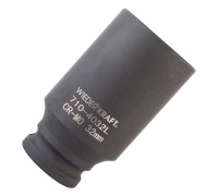 WDK-710-4032L Головка торцевая ударная глубокая 1/2", 6 граней, 32 мм