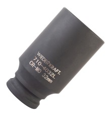 WDK-710-4032L Головка торцевая ударная глубокая 1/2", 6 граней, 32 мм