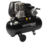 WDK-91053  Масляный поршневой компрессор с ременным приводом:423 л/мин, 10 бар; 220В/2,2 кВт, 100 л