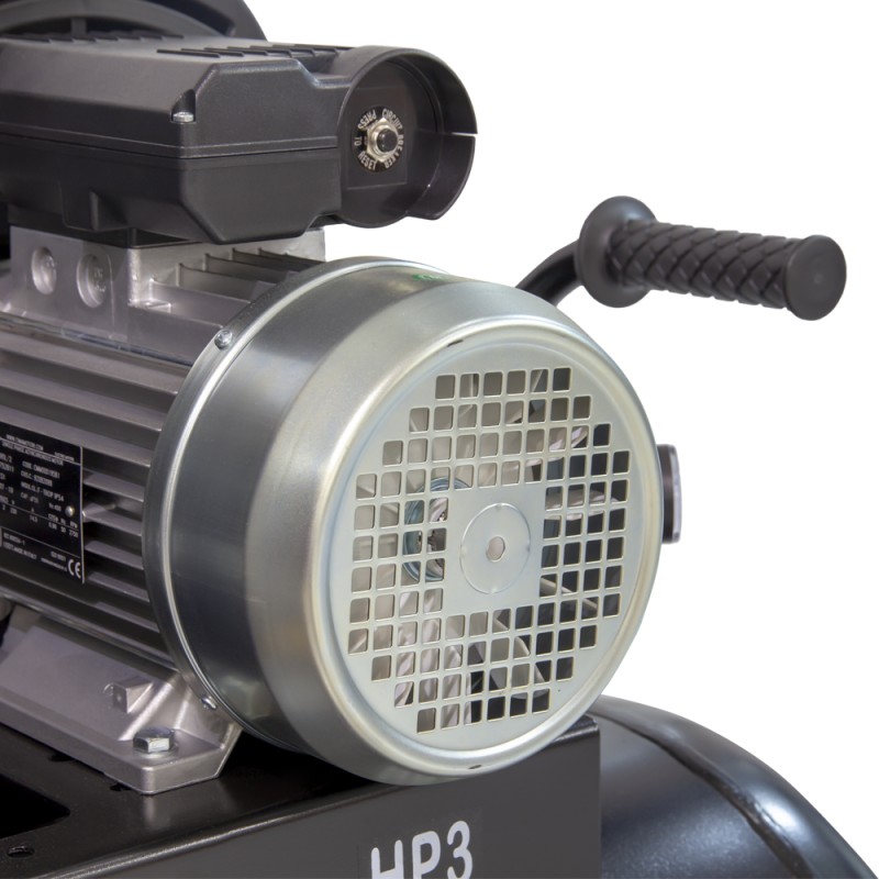 WDK-91053  Масляный поршневой компрессор с ременным приводом:423 л/мин, 10 бар; 220В/2,2 кВт, 100 л, WiederKraft