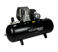 WDK-95079  Масляный поршневой компрессор с ременным приводом 798 л/мин, 11 бар, 380В/5,5 кВт, 500 л