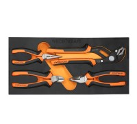 WDK-3703PHL Набор шарнирно-губцевого инструмента в ложементе, 4 предмета