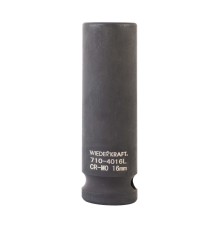 WDK-710-4016L Головка торцевая ударная глубокая 1/2", 6 граней, 16 мм