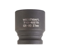 WDK-710-4027 Головка торцевая ударная 1/2", 6 граней, 27 мм