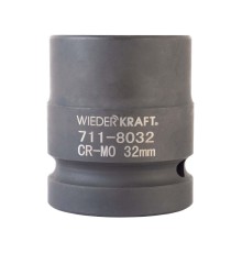 WDK-711-8032 Головка торцева ударная 1", 6 граней, 32 мм