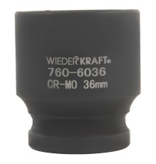 WDK-760-6036 Головка ударная 3/4", 6 граней, 36 мм