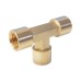 WDK-23PFB Фитинг T - образный, резъба 1/4" PT, F-F-F (внутренний), латунь